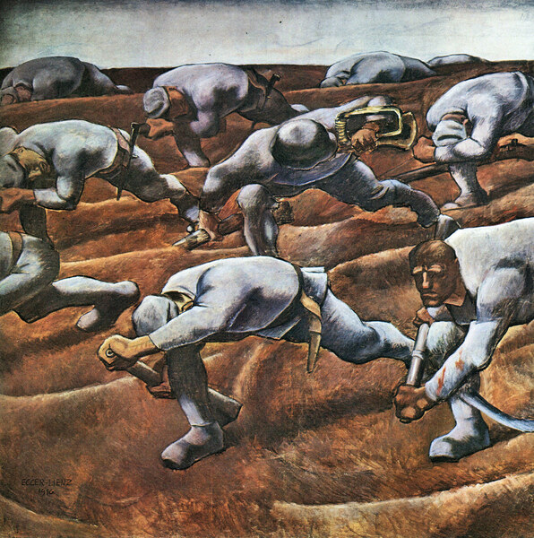 The Nameless 1914 by Albin Egger-Lienz